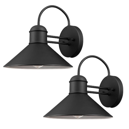 Globe Electric Globe Electric Sebastien 1-Light Matte Black Wall Sconce, PK2 44165